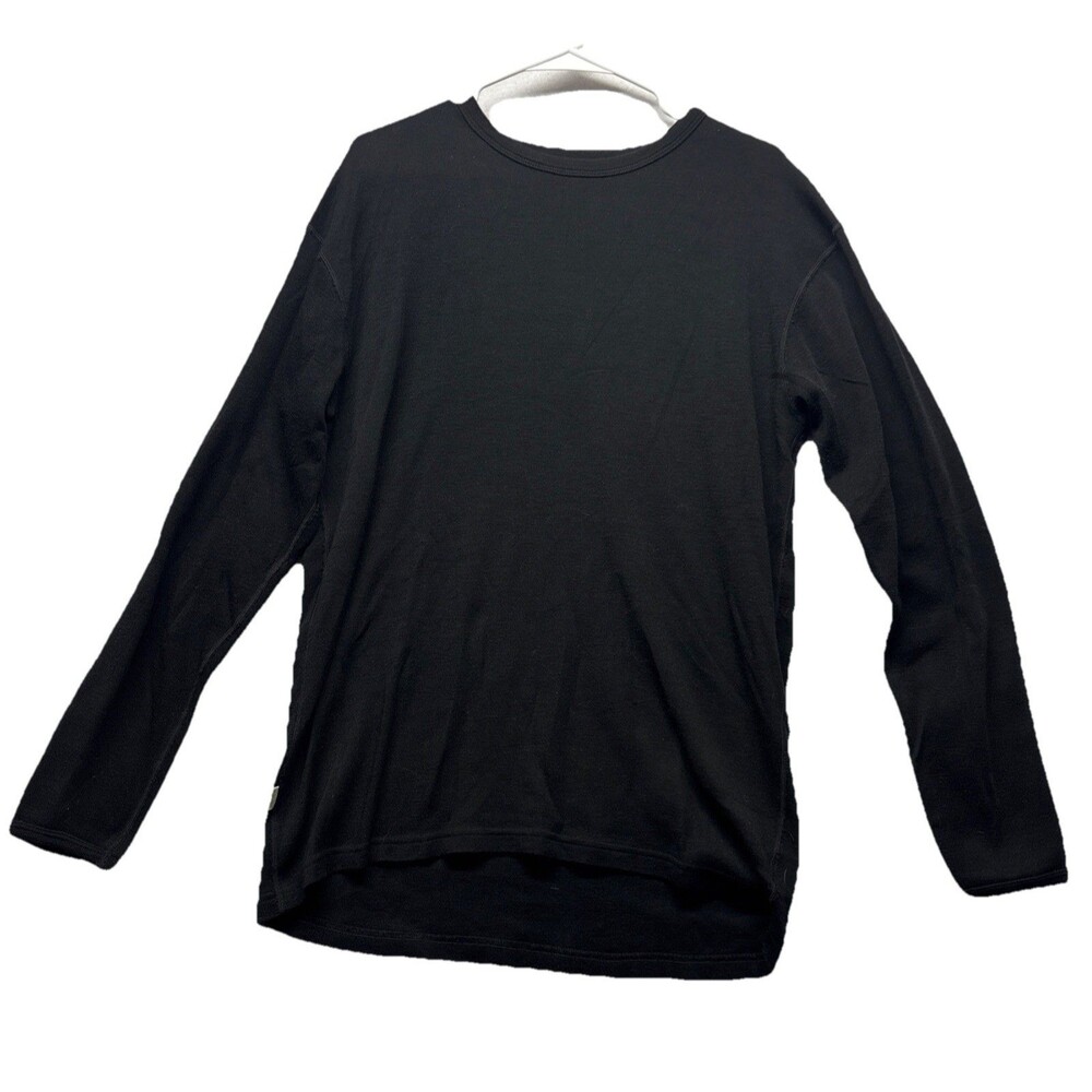 Minus33 Thermal Base Layer Mens XL Black Midweight 245 Crew Neck Merino Wool
